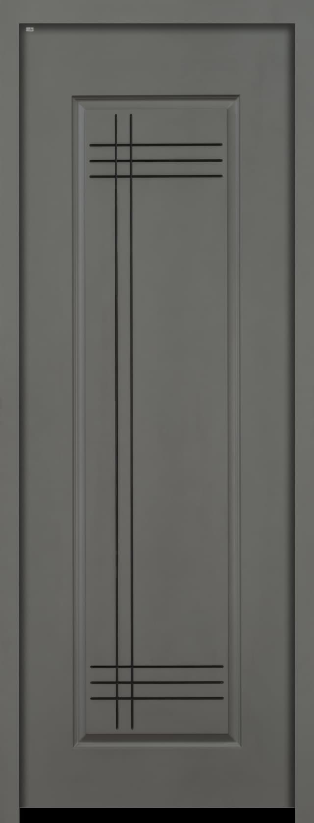 44P GRY fibre door