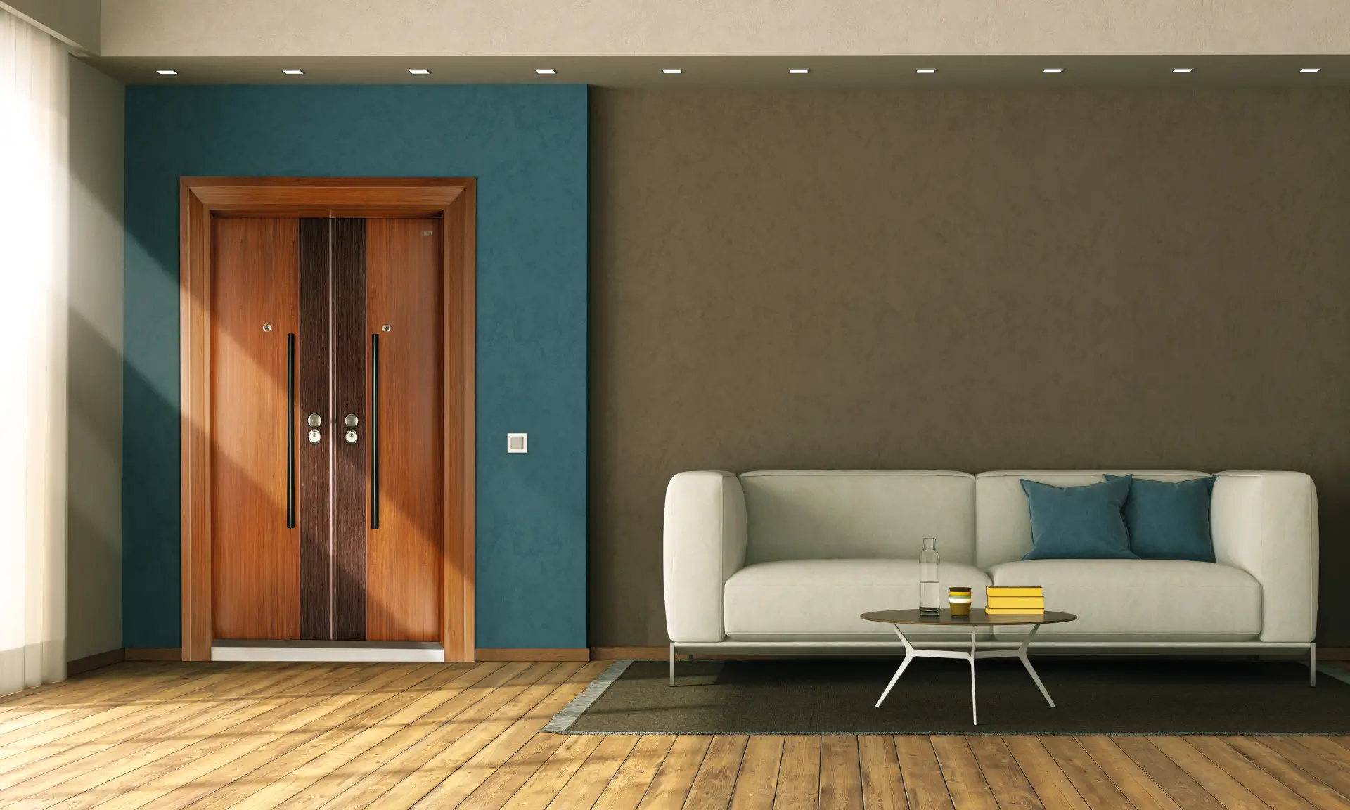 Cleaning and maintaining a steel door
